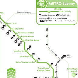 Baltimore METRO SUBWAY H...