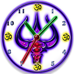 Shiva Trishul Clock