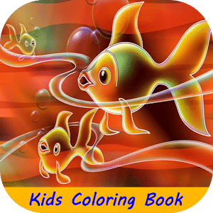 kids coloring - Fish