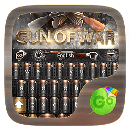 Gun of War GO Keyboard Theme