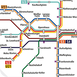 NURNBERG U-Bahn METRO SU...