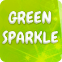 GO Keyboard Green Sparkle Theme