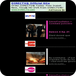 Programmes TV BE - FR