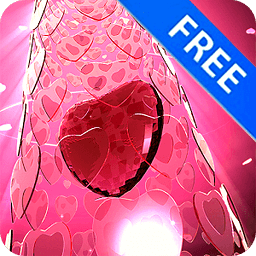 3D Valentine Ruby Heart Free