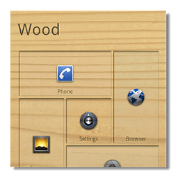 Wood theme for SquareHome