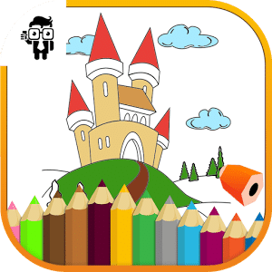 Castle Kids Coloring Book