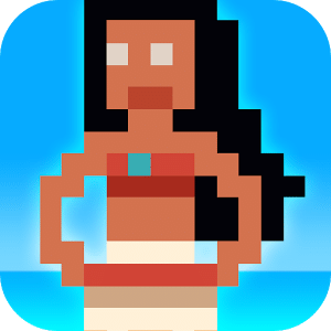 Surfer Princess - Kids Jumping