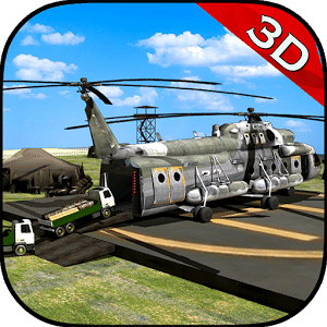 陆军直升机 - 救济货物