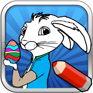 Easter Bunny Hop Coloring Game