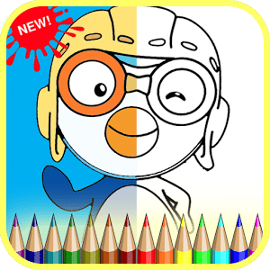 Coloring Book Penguin Pororo