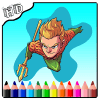 Coloring Aquaman