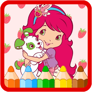 Coloring Book for strawberry