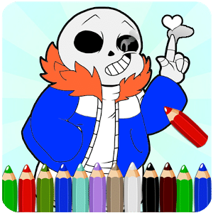 How To Color Sans and papyrus