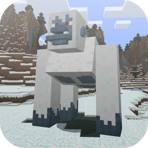 Giant Yeti addon for MCPE