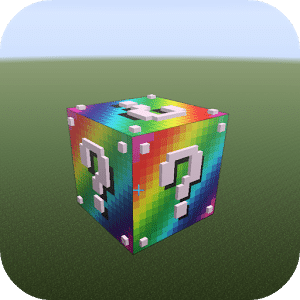 Rainbow Lucky Block Addon MCPE