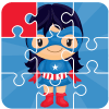 Puzzle SuperGirls and Superhero Jigsaw Picture