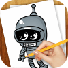 Learn to Draw Alien World of Futurama