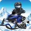 Snowmobile Hill Racing