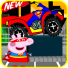 Super peppa bike pig adventure