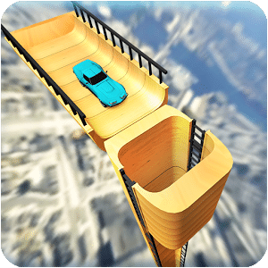 Vertical Ramp Car Extreme Stunts Racing Simulator