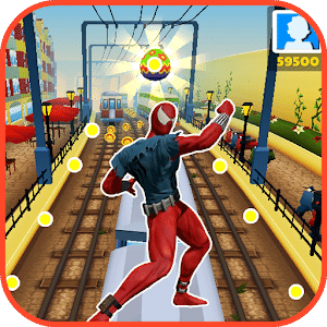 Super Hero Subway Surf: Rush Hours Spider Runner