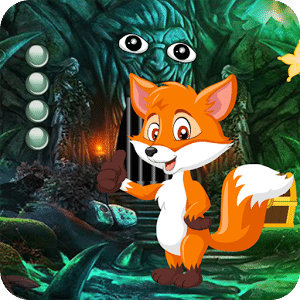 Cartoon Fox Rescue Best Escape Game-305