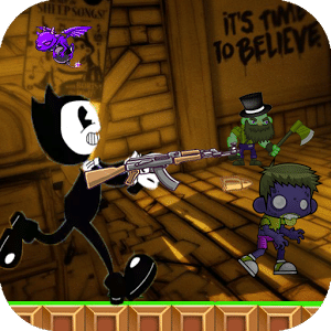 fight bendy ink vs zombie in epic