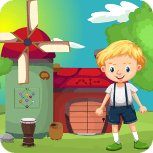 Innocent Cute Boy Rescue Kavi Escape Game-308