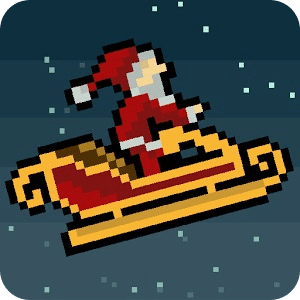 Droppin' Santa retro Xmas game