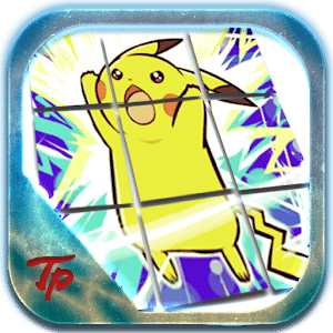 Slide Puzzle For Pokemon Pikachu