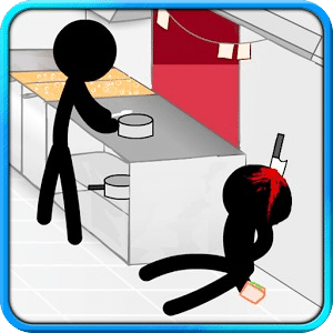 Stickman Click Death Kitchen