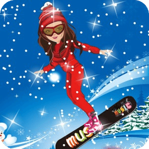 Shining Girl Skiing Dress Up