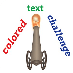 colored text shooting game