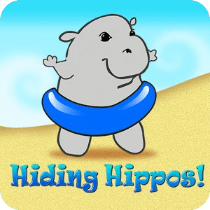 Hiding Hippos Memory Game Free