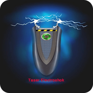 Taser guns electroshock game