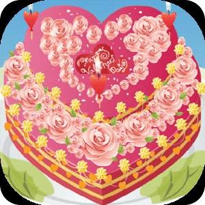 Romantic Flower Cake