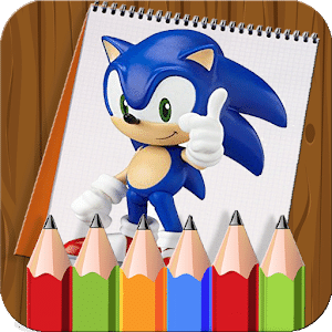 How to color Sonic Hedgehog