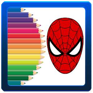 Learn to color Spider Man