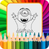 Cartoon Minions - Free Coloring Book