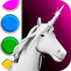 Unicorn 3D Coloring Book