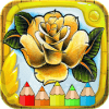 Coloring Flowers Roses