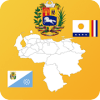 Venezuela State Maps and Flags