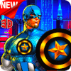 CAPTAIN AVENGE IRON JET AMERICA 3D COLORING BOOK