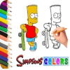 Coloring The Bart Simpson