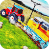 Tractor Pull towing Train - Trainline Rail Rush