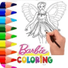 BARBIE DOLL COLORING