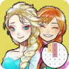 Princess Unicorn Pixel Color By Numbers Coloring