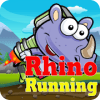 Rhino running games : Animal adventure shoot & fly