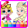 coloring book Dolls - Princess pages