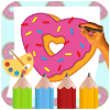 Donuts Coloring and Painting Book